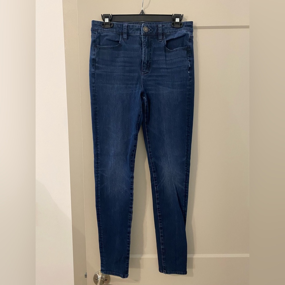 American Eagle Womens The Dream Jean Super High Waisted Skinny Jeans - Jegging